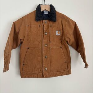 Carhartt Chore Coat Jacket Blanket Lined Kid’s XS 6